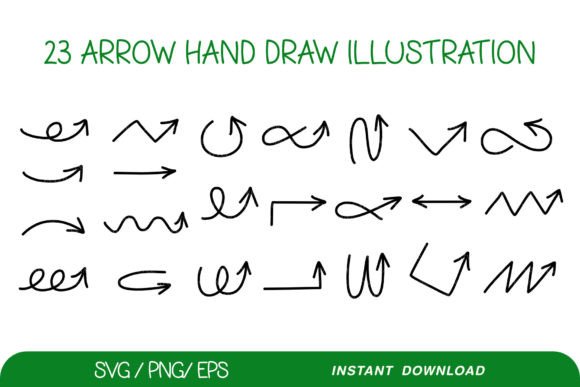 23 Arrow SVG, PNG, EPS for Crafts and Graphics