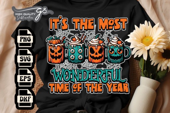 Halloween the Most Wonderful Time SVG for Crafts and Graphics