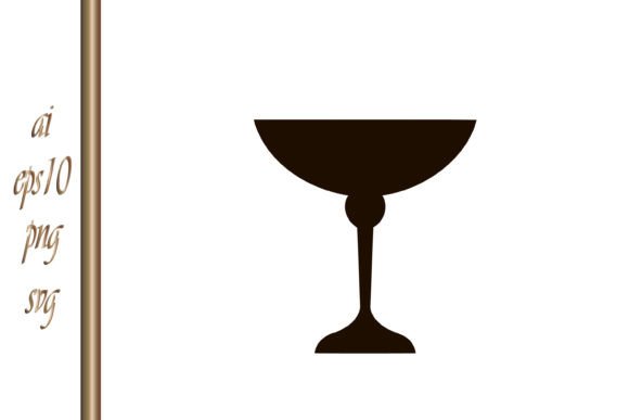 Ice Cream Cup Icon Stencil Drink Clipart for Creative Projects