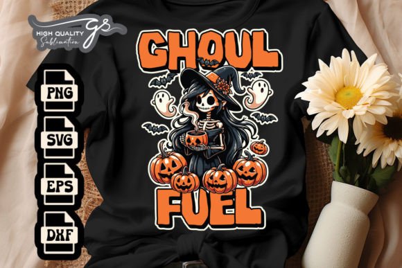 Skeleton Coffee Ghoul Halloween SVG Review