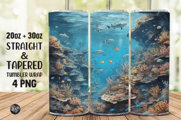 Under the Sea Tumbler Wrap 20oz PNG Review